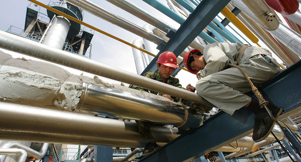 Chinese oil refinery