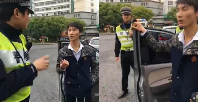 Driver informs police he's an alien royal