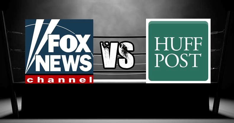 Click to enlarge Fox news vs Huff post