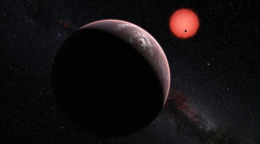 Click to enlarge Artist impression of exoplanets