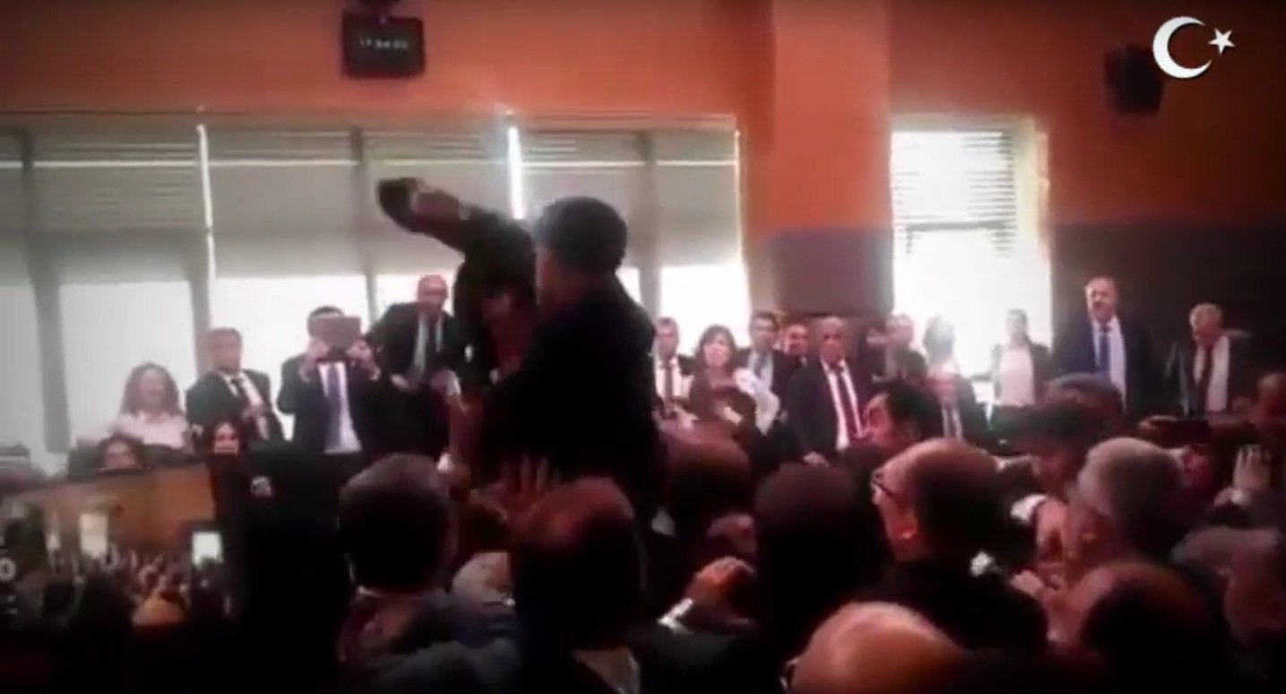 Click to enlarge Turkish parliament debate