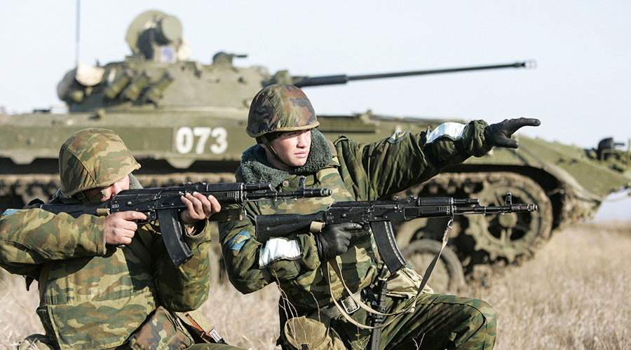Russian troops