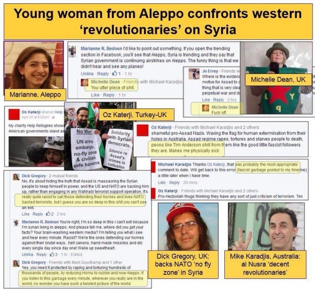 Click to enlarge aleppo woman confronts