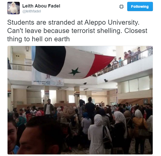 Click to enlarge aleppo university students
