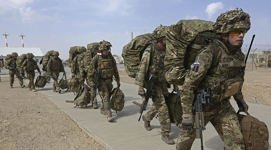 British troops
