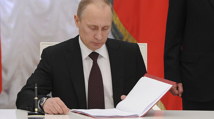 Russian President Vladimir Putin