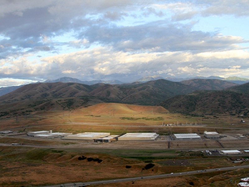 Click to enlarge NSA's mammoth data center in Utah
