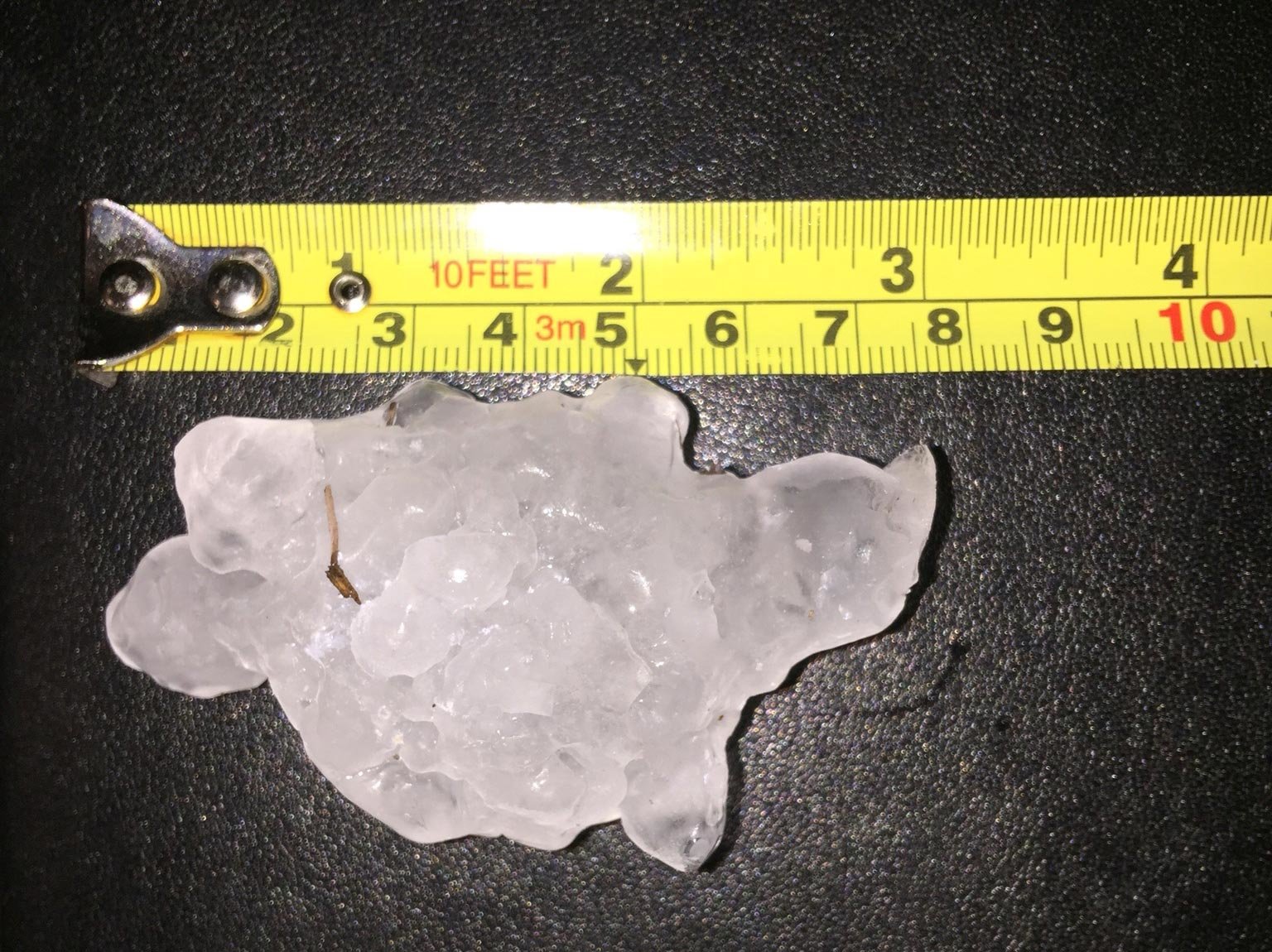 Hail in Rockville, May 2. 