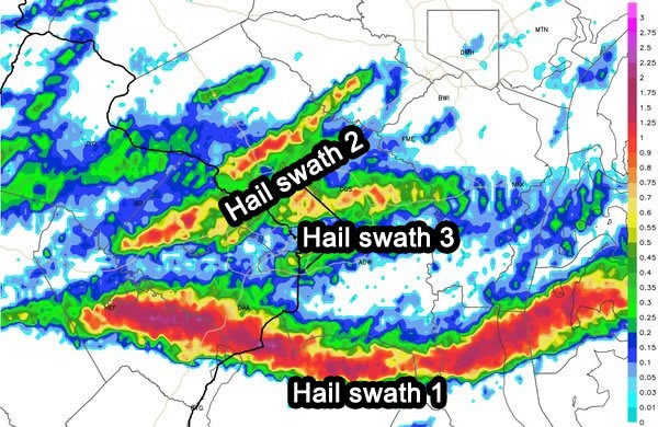 Click to enlarge Hail map
