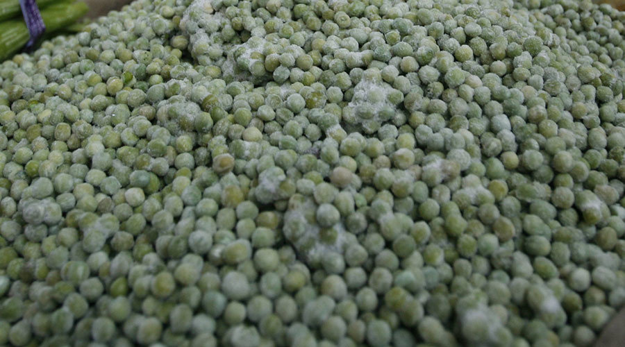 frozen peas