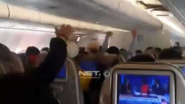 Click to enlarge severe turbulence on Etihad flight