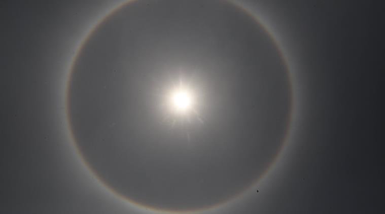 Kolkata sun halo