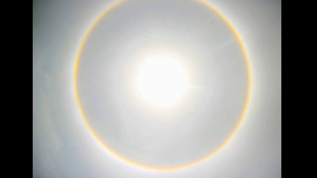 Kolkata sun halo