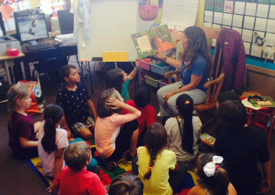 Click to enlarge reading children