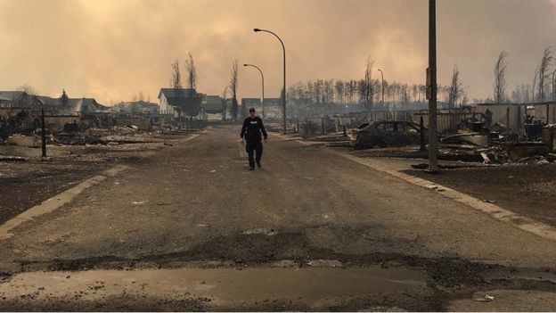 Devastation in Fort McMurray