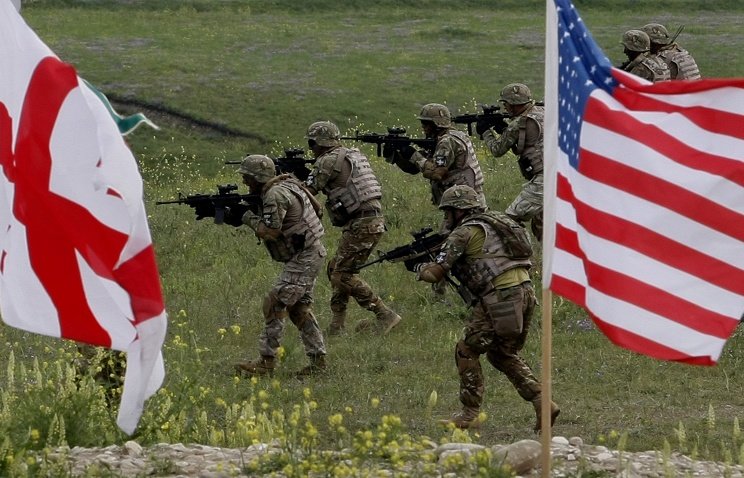 Click to enlarge US-Georgian military exercises (Noble Partner 2016)