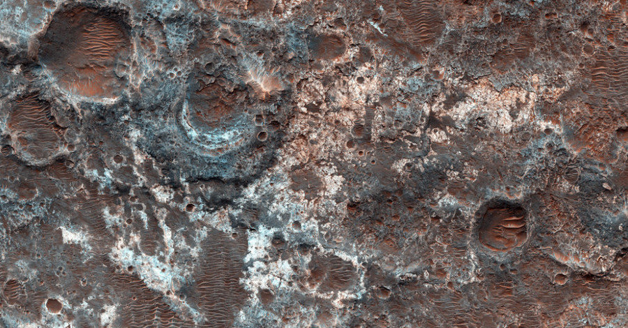 Click to enlarge Mars craters