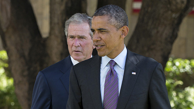 obama bush