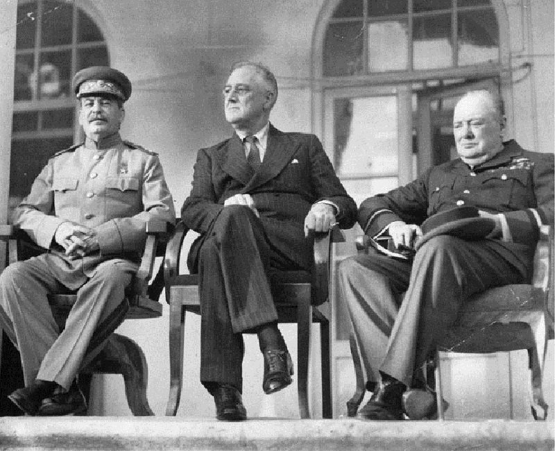Stalin, Roosevelt and Churchill