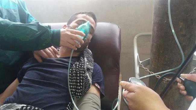 Click to enlarge Daesh chemical attack victim