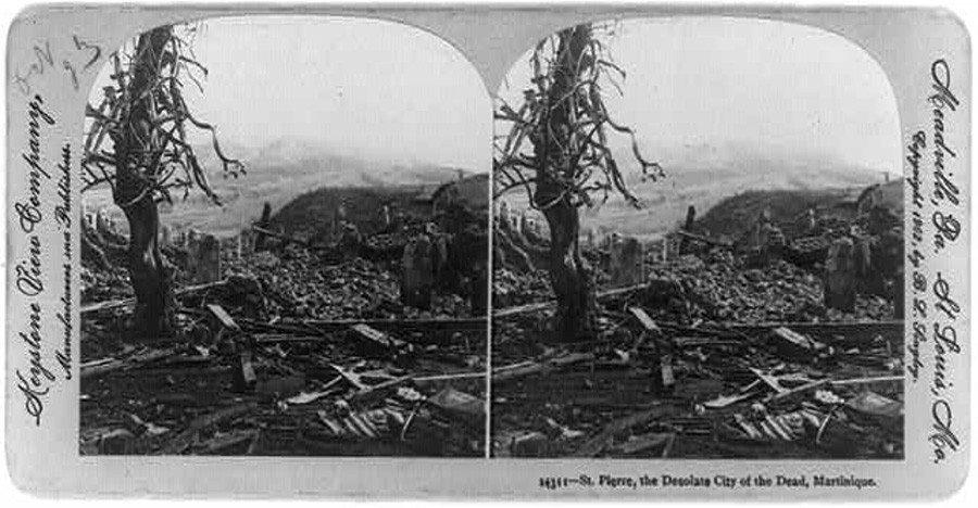 Mount Pelee 1902 devastation
