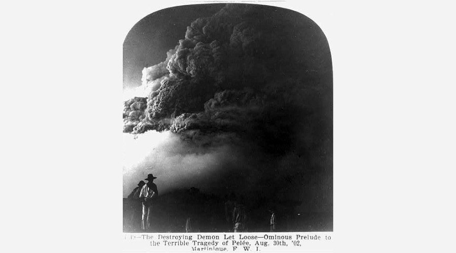 Click to enlarge Mount Pelee 1902 eruption