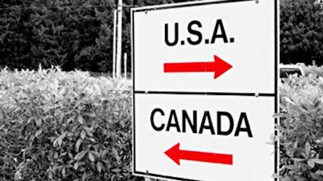US Canada border