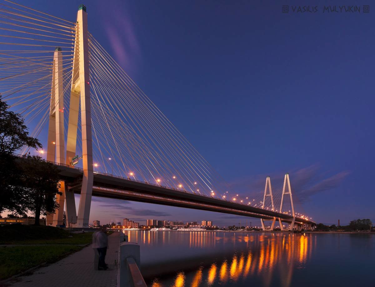 Click to enlarge Bolshoy Obukhovsky Bridge