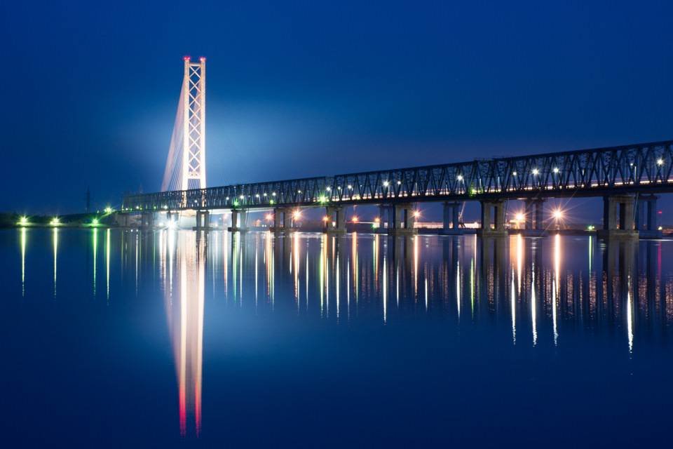 Click to enlarge Yugorsky Bridge