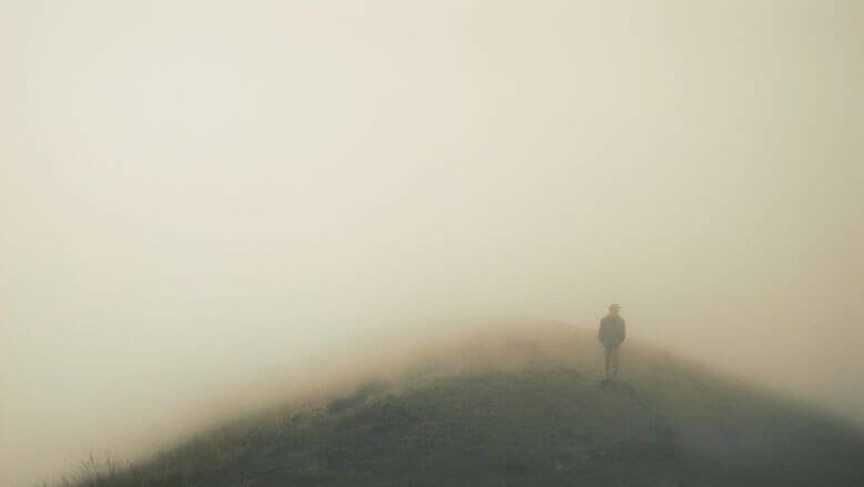 man hilltop, brain fog