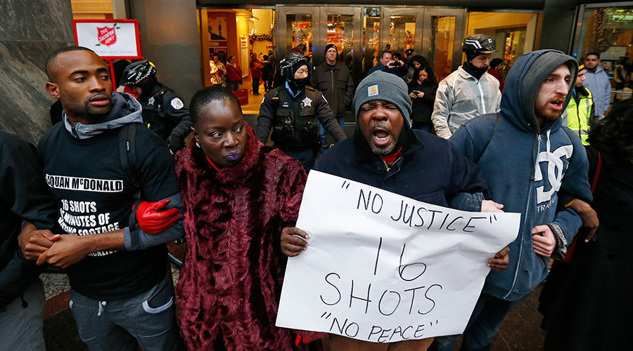 Protesters in Chicago