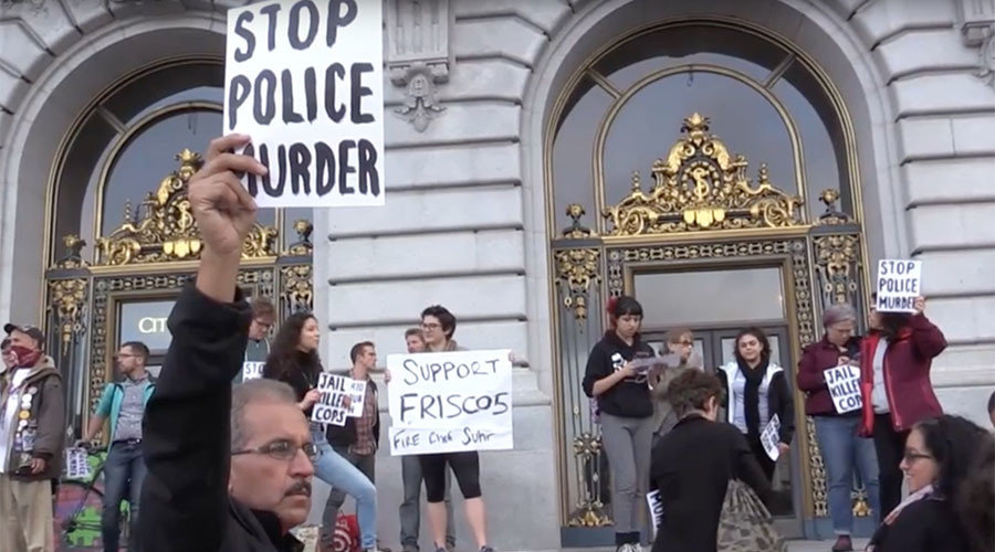 Click to enlarge san francisco protest police brutality