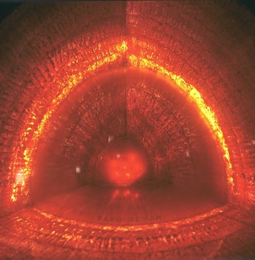 model of the earth's internal structure at the Moscow Planetarium
