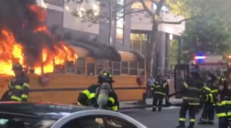 bus fire