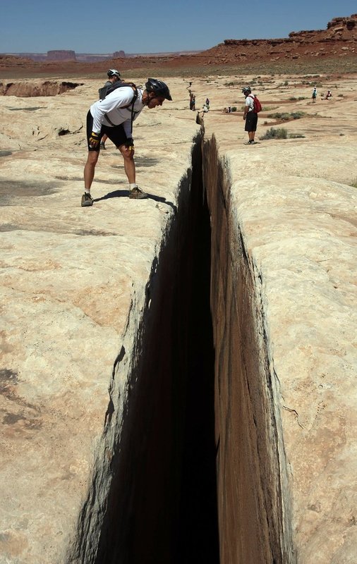 Click to enlarge White crack