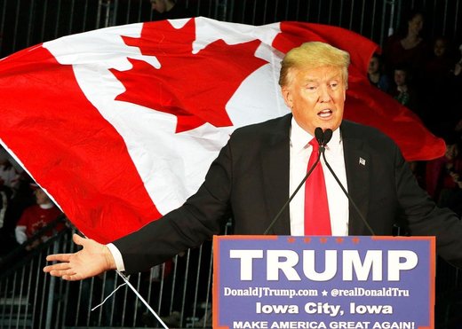 Trump Canada Flag