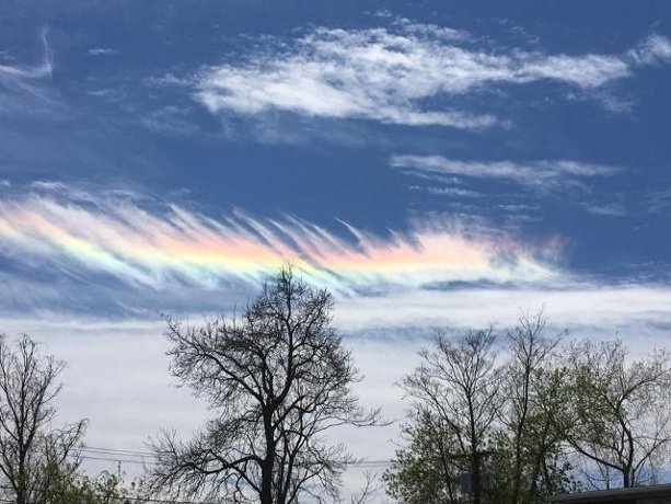 Colorful clouds!