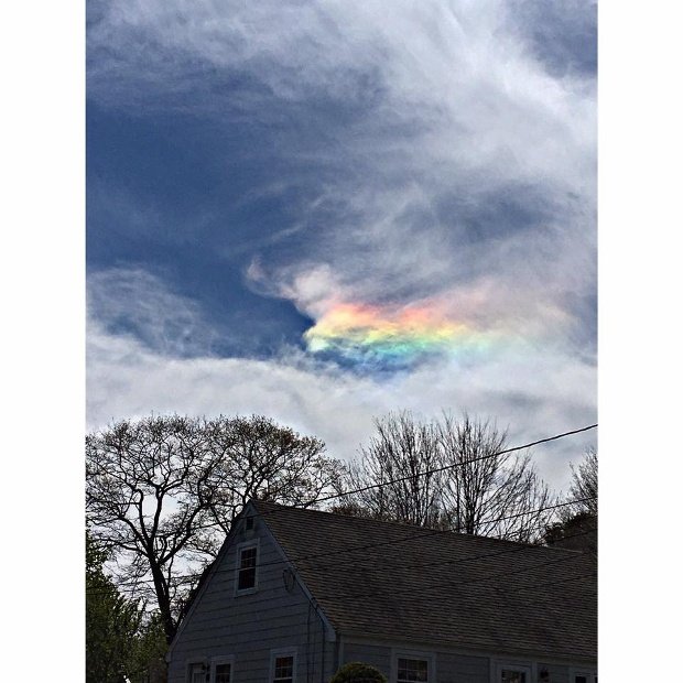 Colorful clouds in MA