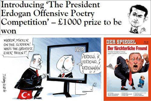 Click to enlarge Offensive Poetry Competition Erdogan cartoon