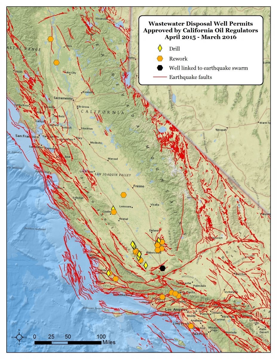 California regulators are approving fracking permits near fault lines