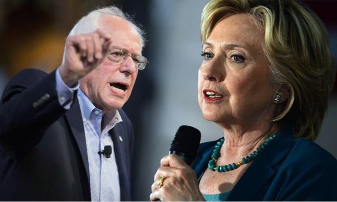 Sanders, Clinton