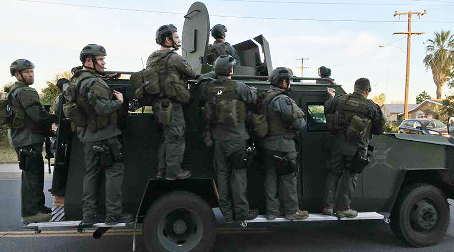 Click to enlarge militarized police