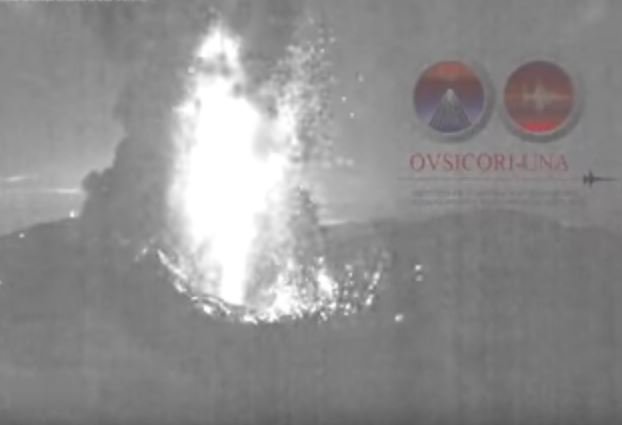 Turrialba volcano eruption