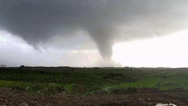 Click to enlarge Tornado hits New Zealand