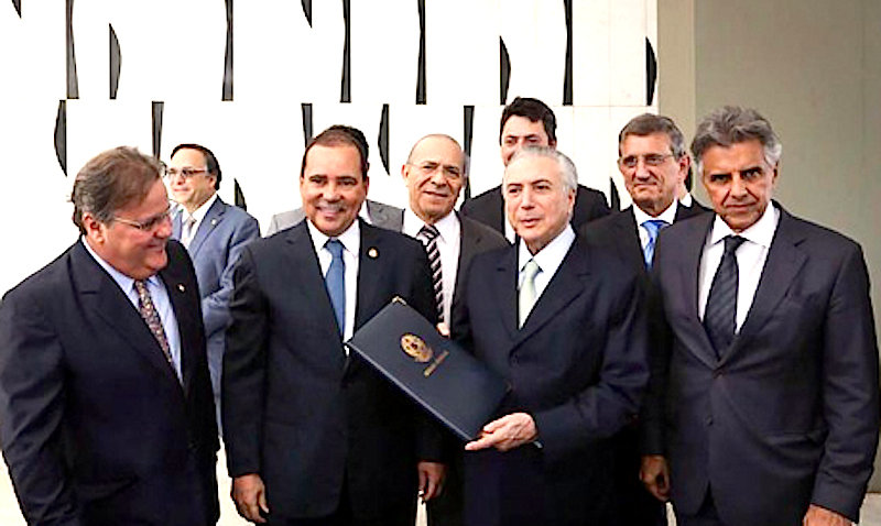 Temer and cabinet