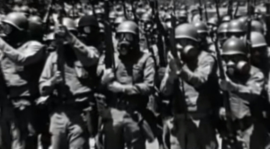 Click to enlarge US National Guard in Berkley 1969