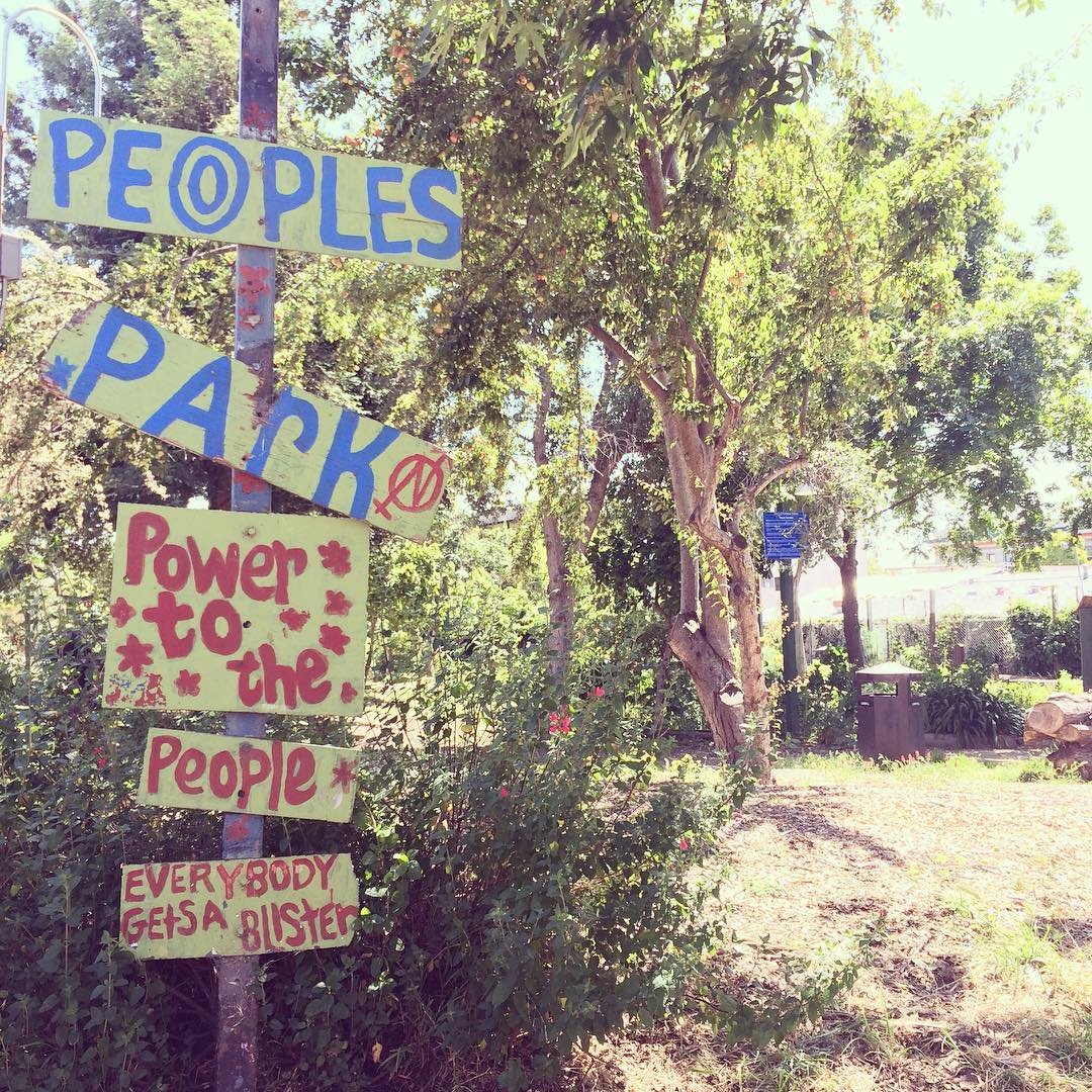 Click to enlarge People's Park in Berkley