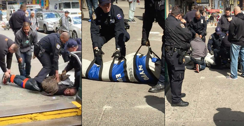 NYPD 'body bag' arrest