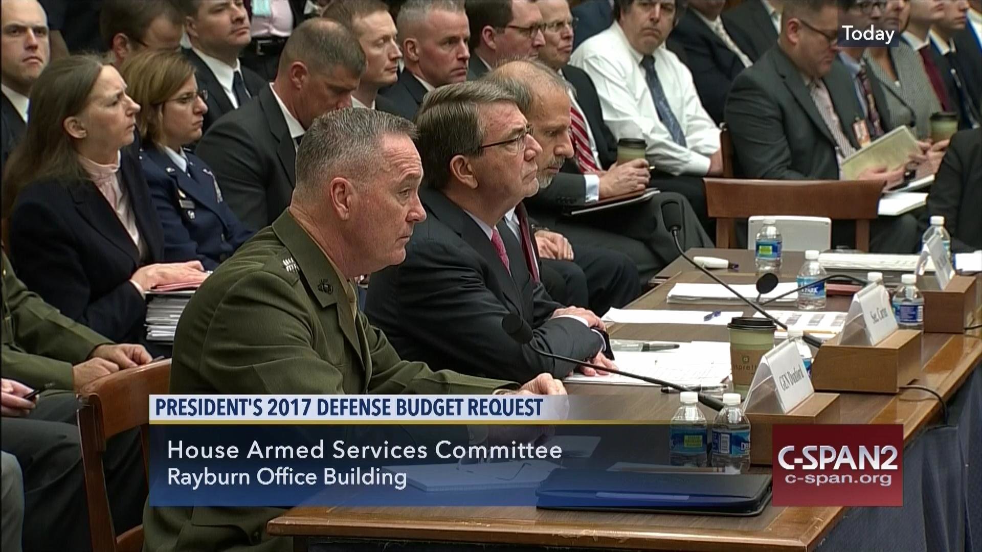 2017 Defense budget hearing