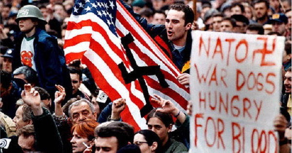 1999 Anti-NATO protest in Yugoslavia